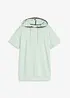T-shirt oversize per sport con cappuccio, ad asciugatura rapida, bonprix