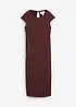 Abito midi in simil maglia, bonprix