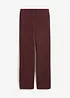 Pantaloni a palazzo in simil maglia, bonprix