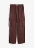 Pantaloni cargo in misto lyocell fluente, bonprix