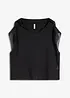 Maglia copricostume trasparente con cappuccio, bonprix
