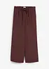 Pantaloni culotte in misto viscosa fluente, bonprix