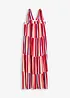 Abito a righe con spalline in viscosa strutturata, bonprix