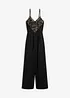 Tuta elegante in jersey con pizzo, bonprix