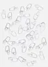 Ganci per tenda con rotelline (pacco da 50), bonprix