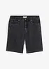 Bermuda in jeans con inserti elasticizzati ai lati, classic fit, bonprix