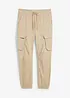 Pantaloni cargo con elastico in vita regular fit, straight, bonprix