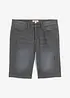 Bermuda di jeans in felpa con taglio comfort, regular fit, bonprix