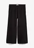 Pantaloni culotte in misto viscosa con elastico in vita, bonprix