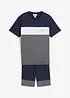 T-shirt e bermuda in felpa (set 2 pezzi), bonprix