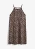 Abito leopardato in puro cotone, bonprix