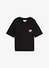 Maglietta cropped con spalle scese, bonprix