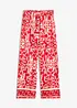 Pantaloni in jersey di misto viscosa morbido in fantasia, bonprix