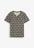 Maglia serafino in puro cotone, bonprix