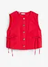 Gilet in twill di misto cotone elasticizzato, bonprix