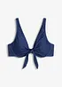 Reggiseno per bikini effetto denim con ferretto, bonprix