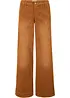 Pantaloni di velluto a coste elasticizzato, wide leg, bonprix