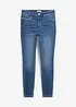 Jeans skinny elasticizzati cropped, a vita media, bonprix