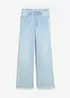Jeans wide leg, a vita alta, bonprix