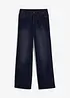 Jeans wide leg elasticizzati, vita media, bonprix