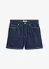 Shorts di jeans, vita alta, bonprix