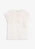 Camicetta di chiffon con volant, bonprix