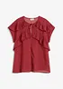Camicetta di chiffon con volant, bonprix