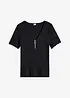 Maglia a costine in cotone, bonprix