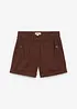 Shorts in twill a vita alta, bonprix