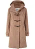 Montgomery mezza lunghezza in velluto foderato, bonprix
