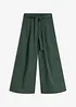 Pantaloni in popeline di cotone e cintura (set 2 pezzi), bonprix