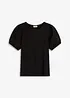 Maglia in jersey con maniche in popeline di cotone, bonprix