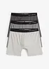 Boxer aderenti a mezza lunghezza con cotone (pacco da 3), bonprix
