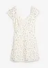 Abito in pizzo con stampa floreale, bonprix