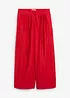 Pantaloni a palazzo in misto viscosa strutturato effetto crinkle, bonprix