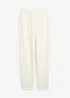 Pantaloni alla caviglia in piquet, bonprix