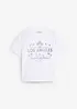 T-shirt corta in jersey, bonprix