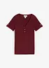Maglia serafino in puro cotone, bonprix
