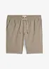 Bermuda con elastico in vita in puro cotone, regular fit, bonprix