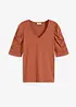 Maglia con maniche a sbuffo, bonprix