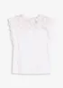 Maglia con inserto in pizzo, bonprix