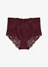 Panty a vita alta in pizzo delicato, bonprix