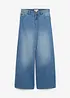 Jeans wide leg, vita media, bonprix