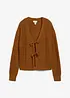 Cardigan di maglia con laccetti, bonprix