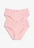 Slip alto con pizzo delicato (pacco da 2), bonprix