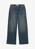 Jeans wide leg a vita alta, bonprix