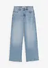 Jeans wide leg a vita alta, bonprix