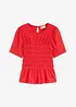 Maglia con lavorazione smock, bonprix