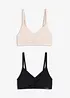 Bralette in modal morbido Feel Comfort (pacco da 2), bonprix