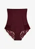 Culotte contenitiva a vita alta con  pizzo ed effetto modellante forte, bonprix